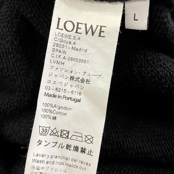Loewe Black Embroidered Logo Sweater - Picture 3 of 3